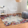thumbnail image 1 of Unique Loom Chromatic Collection Area Rug - Joyous (4' Square Multi/Blue), 1 of 7