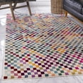 thumbnail image 1 of Unique Loom Chromatic Collection Area Rug - Palm Bay (10' 6" x 16' 5" Rectangle Multi/Black), 1 of 7