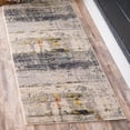 thumbnail image 1 of Unique Loom Chromatic Collection Area Rug - Urban (2' 2" x 6' 9" Runner Gray/Beige), 1 of 7