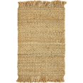 thumbnail image 1 of Unique Loom Chunky Jute Rug, Tan (2' 0 x 3' 0), 1 of 7
