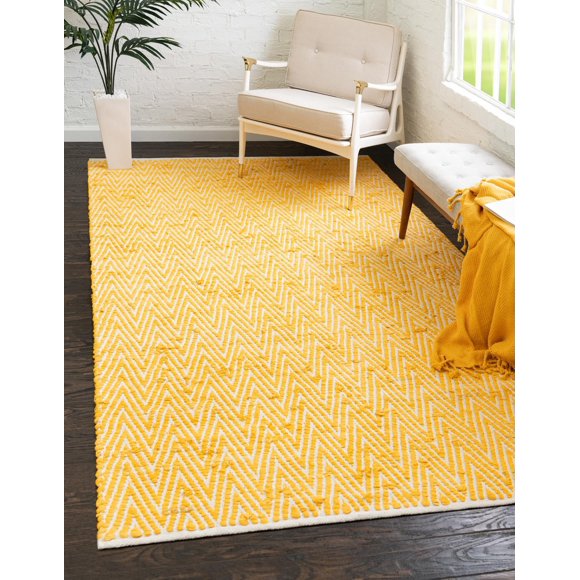 Yellow Chevron Rugs