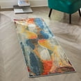 thumbnail image 1 of Unique Loom Haerfest Collection Area Rug - Colombia (2' x 6' Runner Blue/Green), 1 of 7