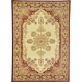 thumbnail image 1 of Unique Loom Color Bordered Traditional Area Rugs, Cream, 1 of 8