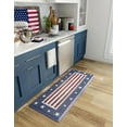 thumbnail image 1 of Unique Loom Comfort Mat Collection - America (2' x 5' Rectangle Red and Blue/Ivory), 1 of 5