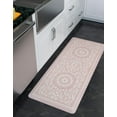 thumbnail image 1 of Unique Loom Comfort Mat Collection - Floral (2'  x 5' Rectangle Beige/Ivory), 1 of 5