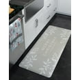 thumbnail image 1 of Unique Loom Comfort Mat Collection - Holidays (2'  x 3' Rectangle Gray/Ivory), 1 of 5