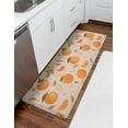 thumbnail image 1 of Unique Loom Comfort Mat Collection - Oranges (2'  x 5' Rectangle Light Pink/Green), 1 of 5