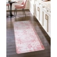 thumbnail image 1 of Unique Loom Comfort Mat Collection - Sofia (2'  x 5' Rectangle Rose Pink/Ivory), 1 of 5