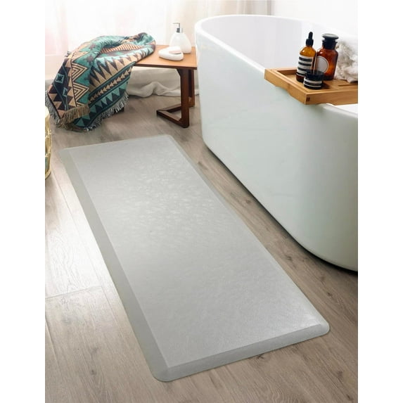 Unique Loom Comfort Mat Collection - Solid (2' x 3' Rectangle Gray)