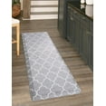 thumbnail image 1 of Unique Loom Comfort Mat Collection - Trellis (2'  x 3' Rectangle Gray/Ivory), 1 of 5