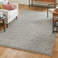 thumbnail image 1 of Unique Loom Comfort Solid Shag Collection Area Rug - Solace (3' 3" x 5' 3" Rectangle Cloud Gray), 1 of 7