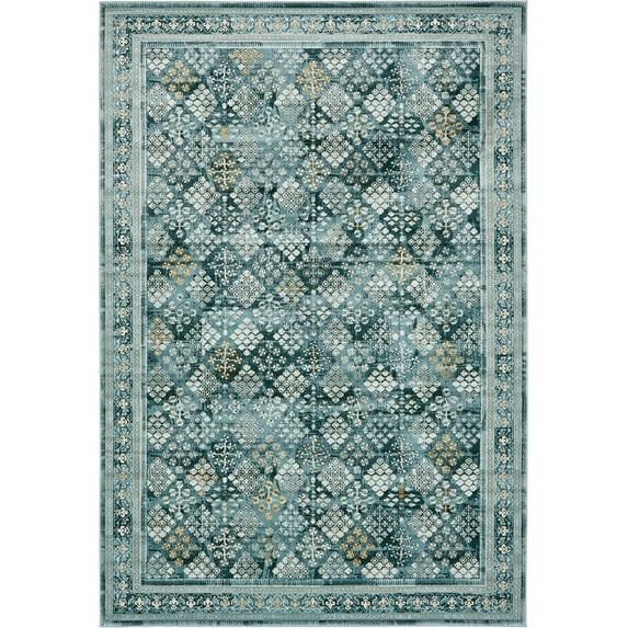 Unique Loom Daytona Cambridge Vintage Geometric Area Rug or Runner