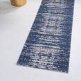 thumbnail image 1 of Unique Loom Decatur Collection Area Rug - Static (2' x 8' 10" Runner Navy Blue/Ivory), 1 of 7