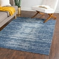 thumbnail image 1 of Unique Loom Decatur Collection Area Rug - Static (8' 5" x 11' 4" Rectangle Navy Blue/Ivory), 1 of 7