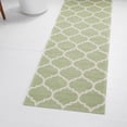 thumbnail image 1 of Unique Loom Decatur Collection Area Rug - Trellis (2' x 6' Runner Green/Ivory), 1 of 7