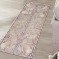 thumbnail image 1 of Unique Loom Deepa Collection Area Rug - Babble (2' x 6' Runner Ivory/Blue), 1 of 6
