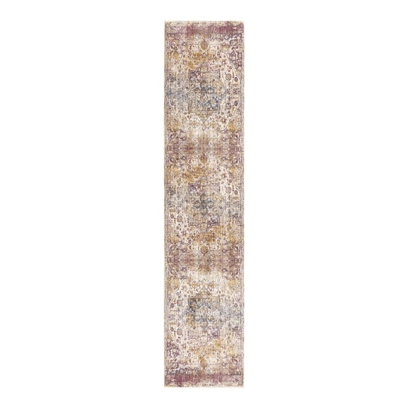 Unique Loom Deepa Collection Area Rug - Regalia (2' 6" x 12' Runner Multi/Blue)