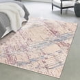 thumbnail image 1 of Unique Loom Deepa Collection Area Rug - Rhombus (10' x 13' 8" Rectangle Ivory and Gray/Blue), 1 of 7