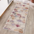 thumbnail image 1 of Unique Loom Deepa Collection Area Rug - Static Trellis (2' x 6' Runner Multi/Beige), 1 of 7