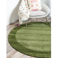 thumbnail image 1 of Unique Loom Del Mar Collection Area Rug - Abigail (6' 1" Round Light Green/Ivory), 1 of 6