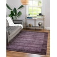 thumbnail image 1 of Unique Loom Del Mar Collection Area Rug - Abigail (8' x 11' 4" Rectangle Violet), 1 of 6