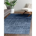 thumbnail image 1 of Unique Loom Del Mar Collection Area Rug - Jennifer (10' x 13' Rectangle Blue/Navy Blue), 1 of 9