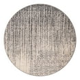 thumbnail image 1 of Unique Loom Del Mar Collection Area Rug - Jennifer (4' 1" Round Gray/Black), 1 of 9