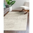 thumbnail image 1 of Unique Loom Del Mar Collection Area Rug - Jennifer (5' 1" x 8' Rectangle Gray/Black), 1 of 8