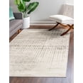 thumbnail image 1 of Unique Loom Del Mar Collection Area Rug - Jennifer (6' 1" x 9' Rectangle Gray/Black), 1 of 8