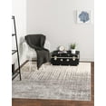 thumbnail image 1 of Unique Loom Del Mar Collection Area Rug - Jennifer (7' 10" Square Gray/Black), 1 of 8