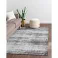 thumbnail image 1 of Unique Loom Del Mar Collection Area Rug - Lucille (2' 2" x 3' 1" Rectangle Dark Gray/Ivory), 1 of 8