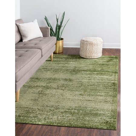 Unique Loom Del Mar Collection Area Rug - Lucille (2' 2" x 3' 1" Rectangle Green/Hunter Green)