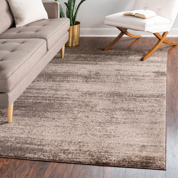 Unique Loom Del Mar Collection Area Rug - Lucille (3' 1" x 5' 3" Rectangle Brown/Ivory)