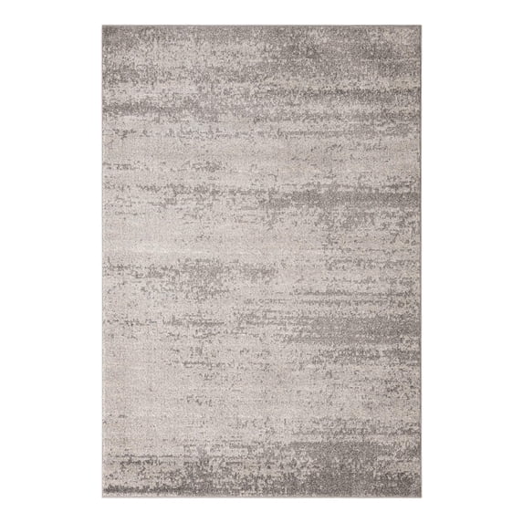 Unique Loom Del Mar Collection Area Rug - Lucille (6' 1" x 9' Rectangle Gray/Ivory)