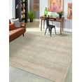 thumbnail image 1 of Unique Loom Del Mar Collection Area Rug - Lucille (8' Square Bone Beige), 1 of 7