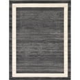 thumbnail image 1 of Unique Loom Del Mar Collection Area Rug - Maria (10' x 13' 1" Rectangle Black/Ivory), 1 of 7