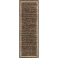 thumbnail image 1 of Unique Loom Del Mar Collection Area Rug - Maria (2' x 6' Runner Light Brown/Ivory), 1 of 7