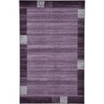 thumbnail image 1 of Unique Loom Del Mar Collection Area Rug - Sarah (5' 3" x 8' Rectangle Violet/Purple), 1 of 5