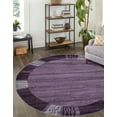 thumbnail image 1 of Unique Loom Del Mar Collection Area Rug - Sarah (7' 10" Round Violet/Purple), 1 of 10