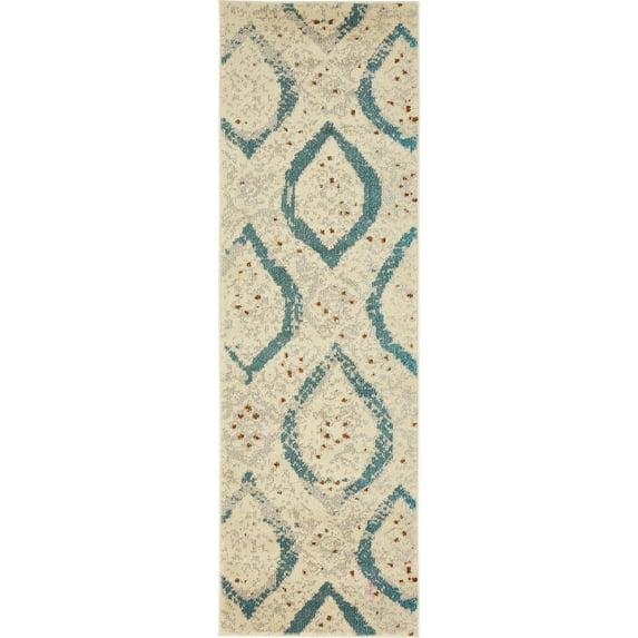 Unique Loom Delmar Estrella Modern Area Rug or Runner