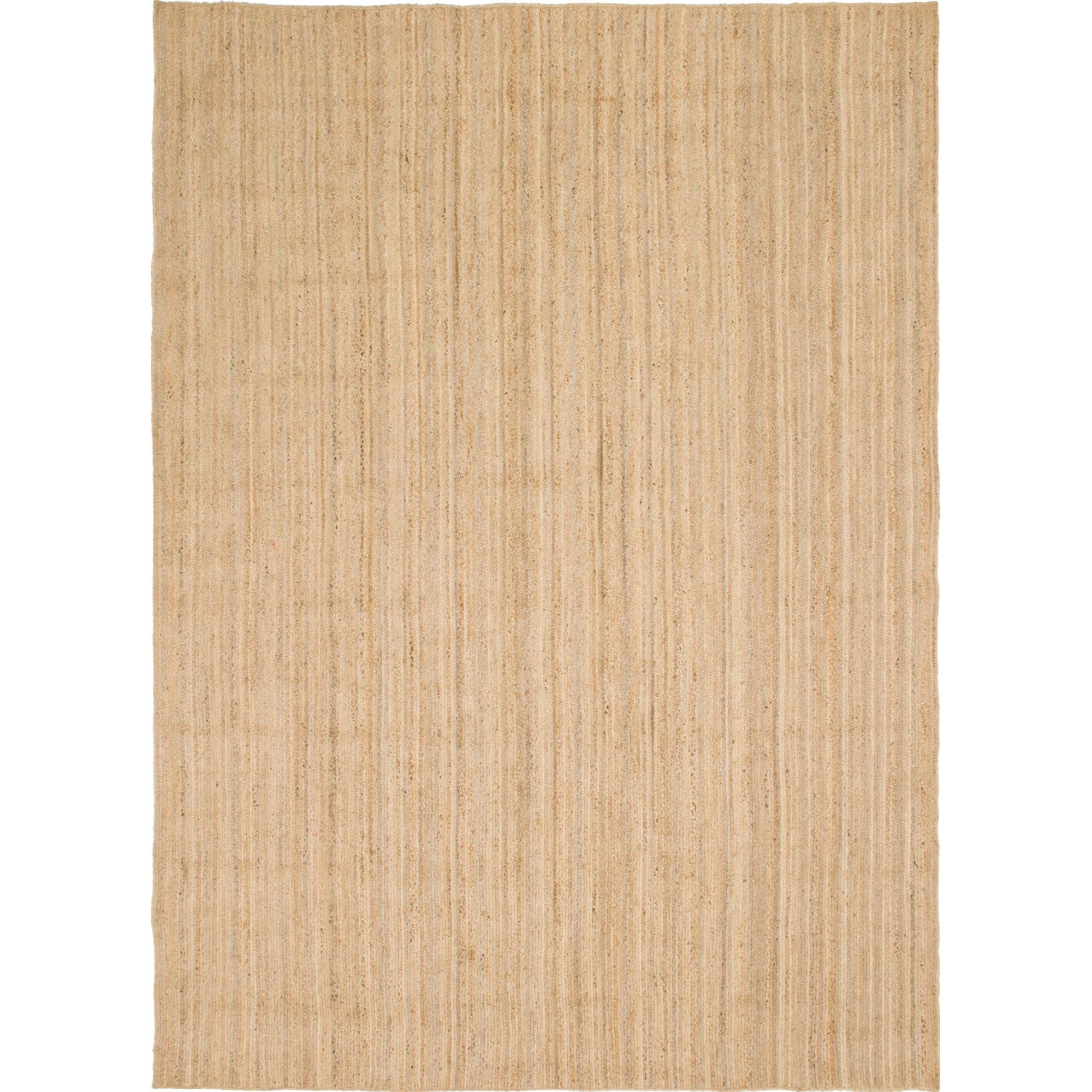 Unique Loom Dhaka Braided Jute Rug Natural 12' 2" x 16' 1" Rectangle