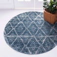 thumbnail image 1 of Unique Loom Diamond Titan Area Rug, 4'7" x 4'7", Dark Blue, 1 of 2