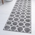 thumbnail image 1 of Unique Loom Matrix Trellis Collection Area Rug - Dots (2' 11" x 19' 8" Runner Gray/Ivory), 1 of 10