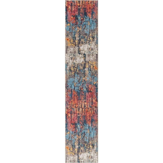 Jill Zarin Downtown Collection Area Rug - Chelsea (2' 7" x 13' 1" Runner Multi/Beige)