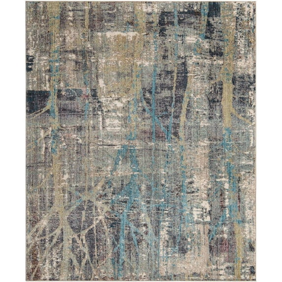 Unique Loom Downtown Gramercy Area Rug 7' 10" x 11' 0", Rectangular Multi