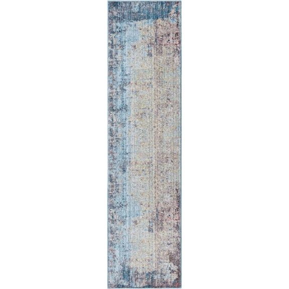Jill Zarin Downtown Collection Area Rug - Greenwich Village (2' x 8' Runner Multi/Black)