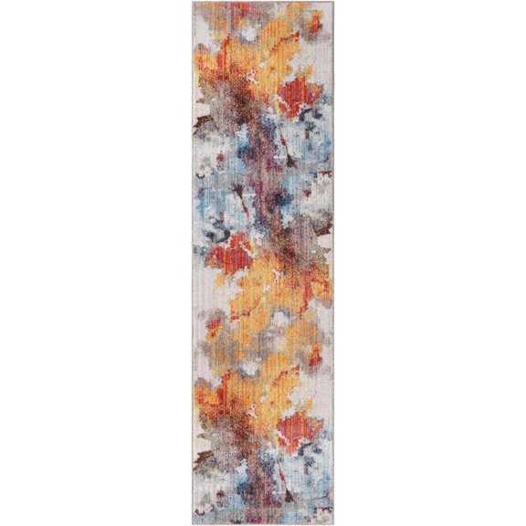 Jill Zarin Downtown Collection Area Rug - West Village (2' 7" x 10' Runner Multi/Cream)