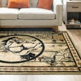 thumbnail image 1 of Unique Loom Pioneer Collection Area Rug - Dutton (2' x 3' 1" Rectangle Green/Black), 1 of 7