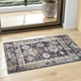 thumbnail image 1 of Unique Loom Eco Southwestern Collection Area Rug - Springdale (5' 3" x 8' Rectangle Charcoal Gray/Ivory), 1 of 7