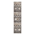 thumbnail image 1 of Unique Loom Eco Southwestern Collection Area Rug - Tubac (2' x 8' Runner Khaki Gray/Black), 1 of 9